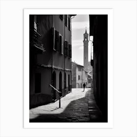 Bergamo, Italy,  Black And White Analogue Photography  4 Art Print