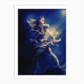 Light Of Heroes ― Aloy – Horizon Zero Dawn Art Print