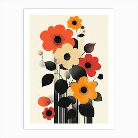 Flowers In A Vase 21 Art Print