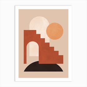 Architectural forms 4 Art Print