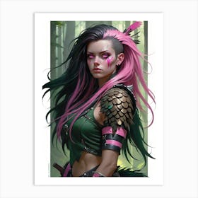 Faerie Warrior Art Print