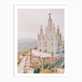 Cathedral On Mountain Art Print