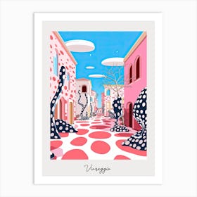 Poster Of Viareggio, Italy, Illustration In The Style Of Pop Art 3 Art Print