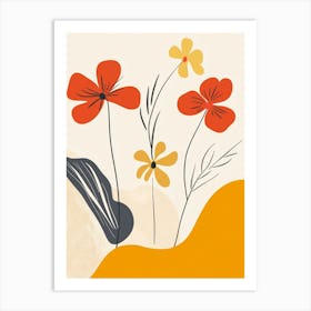 Flowers In The Sun 6 Art Print