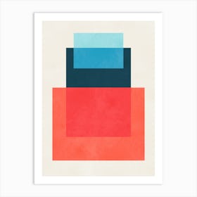 Modern geometry 6 Art Print