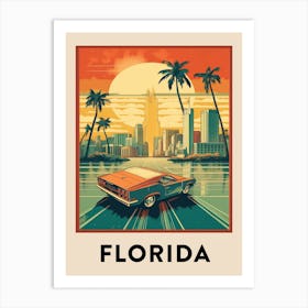 Vintage Travel Poster Florida 2 Art Print