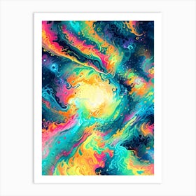 Psychedelic Painting 2 Art Print