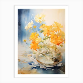 Flowers In A Vase 25 Art Print