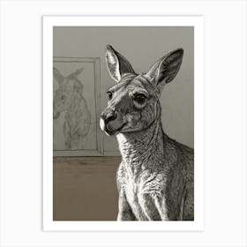 Kangaroo 9 Art Print