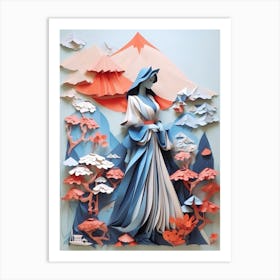 Origami Japanese Style 9 Art Print