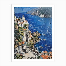 Amalfi Coast 4 Art Print