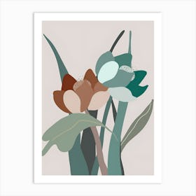 Flowers In Bloom 1 Art Print