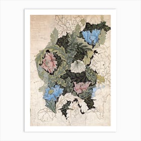 Wreath, William Morris Art Print