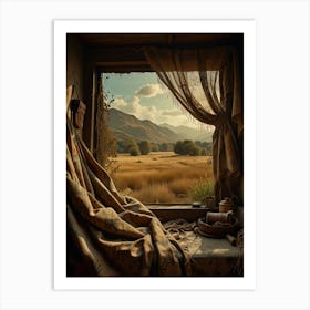 Window View Art Print