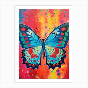 Pop Art Admiral Butterfly 3 Art Print