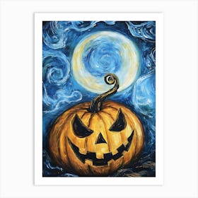 Halloween Pumpkin 5 Art Print