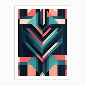 Geometric Abstract Art Art Print