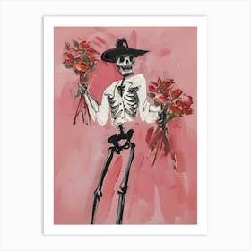 Day Of The Dead Skeleton 1 Art Print