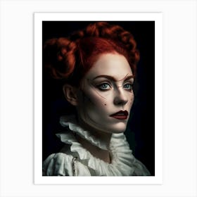 Young Woman With Red Hair Art Print