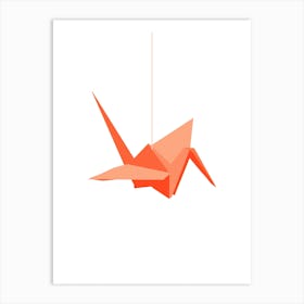 Orange Bird Art Print
