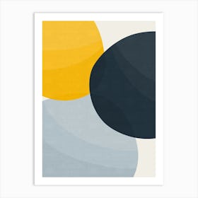 Colorful abstract shapes 10 Art Print