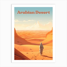 Arabian Desert Saudi Arabia Desert Landscape Travel Art Art Print