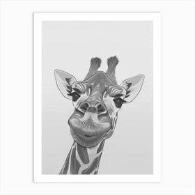 Giraffe 198 Art Print