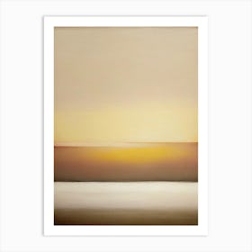 Rising Sun  Abstract Painting Art Print
