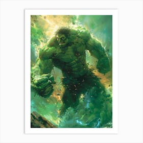 Hulk 18 Art Print