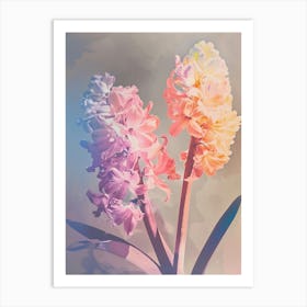 Iridescent Flower Hyacinth 1 Art Print