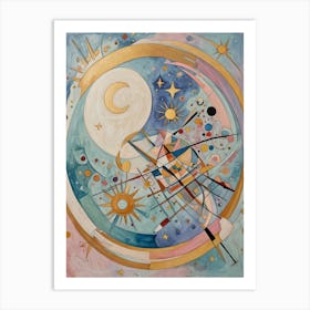 Abstract Stars Art Print