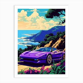 Honda Nsx Ghibli Style Art Print