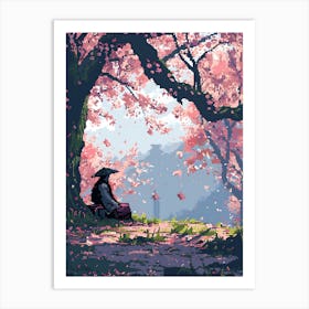 tree samurai Art Print