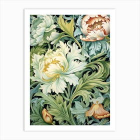 Peonies By William Morris 1 Art Print