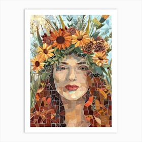 Mosaic Art 8 Art Print