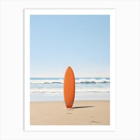 A surfboard Twin Fin Board Art Print