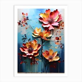 Flowers In The Sky 8 Art Print