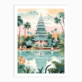 The Silver Pagoda Phnom Penh, Cambodia Art Print