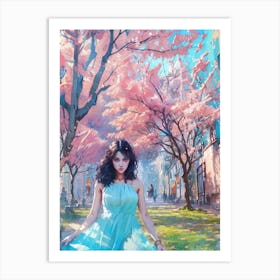 Cherry Blossoms Art Print