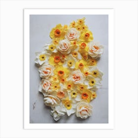 Daffodils On Display Art Print