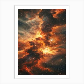 Nebula In Space Art Print