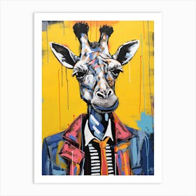 Disco 2 Giraffe Art Print