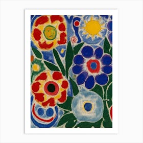 Flower Garden Art Print