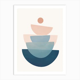 Abstract Minimal Shapes 30 Art Print