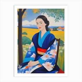 Asian Woman 1 Art Print