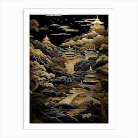 Asian Landscape Painting 7 Art Print