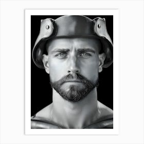 Portrait Of A Roman Soldier~Reimagined Art Print