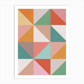 Geometric Shapes - SS01 Art Print