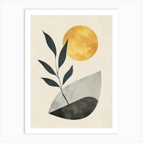 Plant Grows In The Sun Art Print