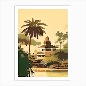 Hoi An Vietnam Rousseau Inspired Tropical Destination Art Print